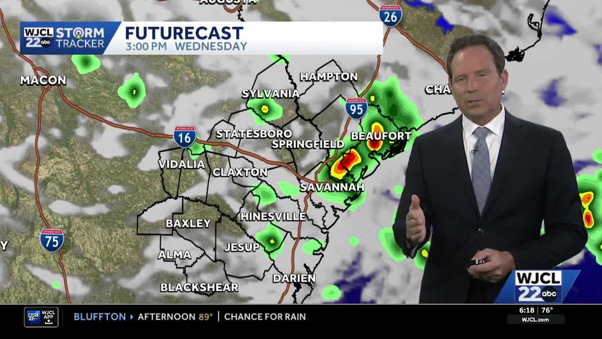 Thunderstorm chances linger Wednesday, heat on the horizon for Southeast Georgia, Lowcountry