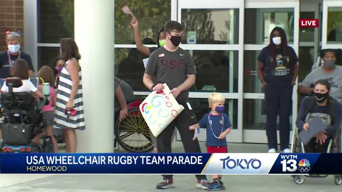 Paralympic rugby team send-off parade