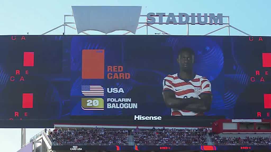 Kansas City fans celebrate after FIFA clears Folarin Balogun to face Belgium