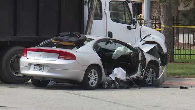 Car and dump truck collide in serious crash injuring three - Vimarsana News