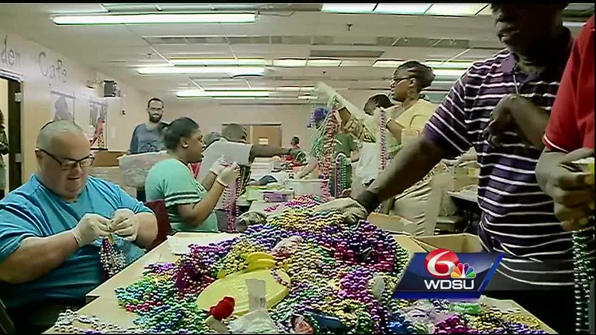 the arc mardi gras beads