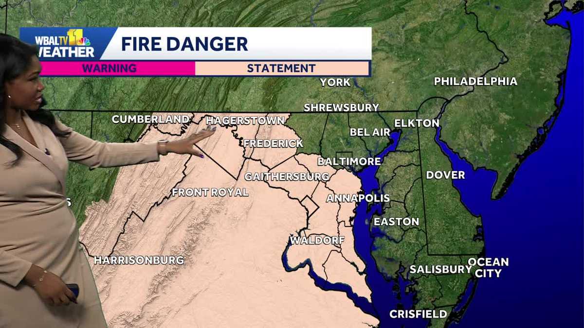 Weather Talk: Parts of region under fire risk