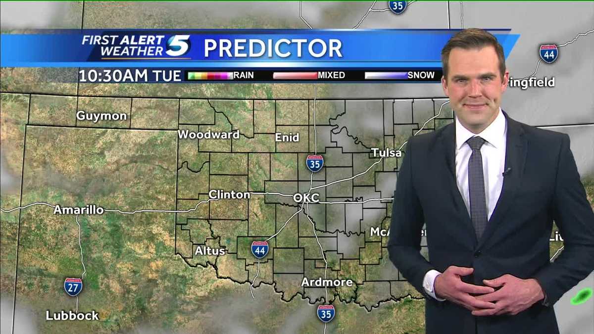 Forecast: Rain showers move into Oklahoma tonight