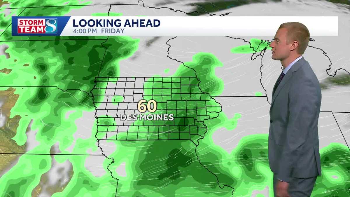 Iowa weather: Cooler spring days with rain chances at the end of the week