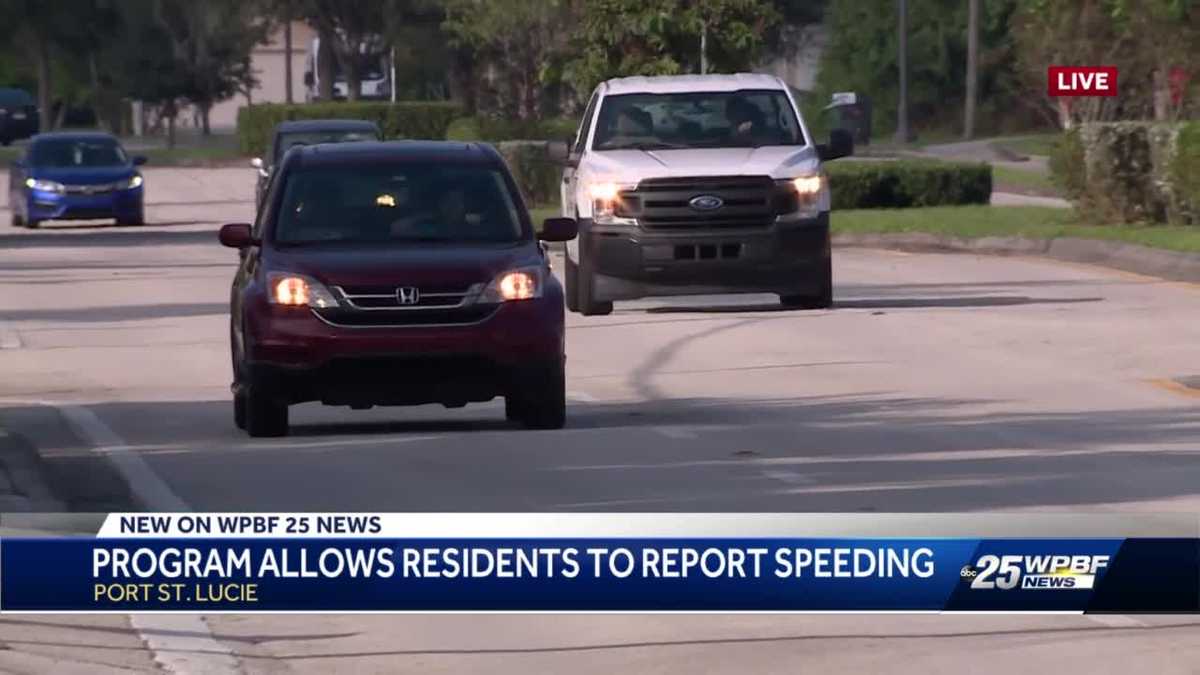 New Way To Report Speeding In Port St Lucie