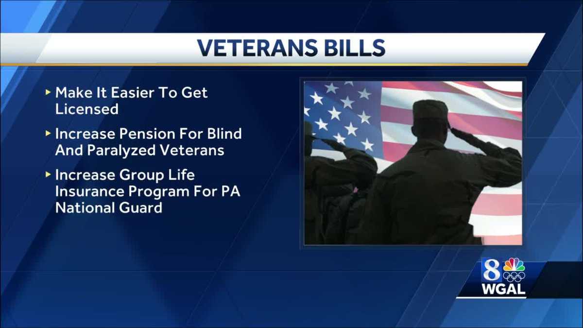 Pa. lawmakers introduce bills to help veterans