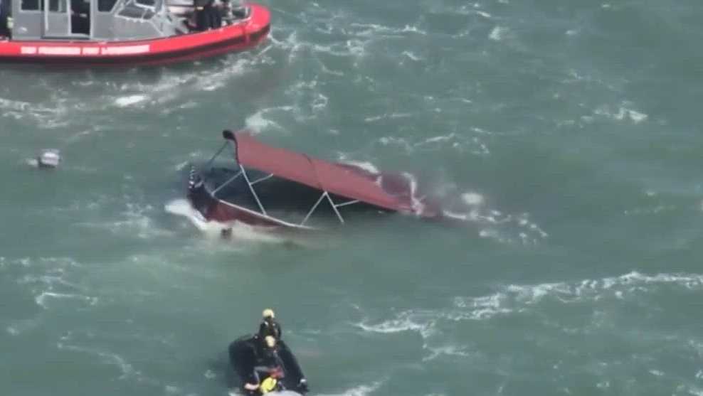 Wreckage from capsized Stockton boat found in San Francisco Bay