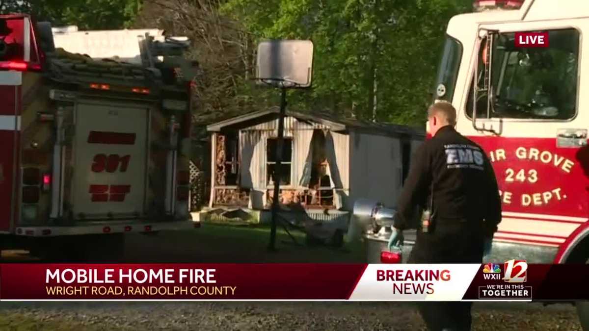 1 dead after mobile home fire in Trinity