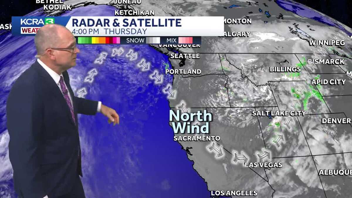 When the winds will relax and the rain chances rise in Northern California