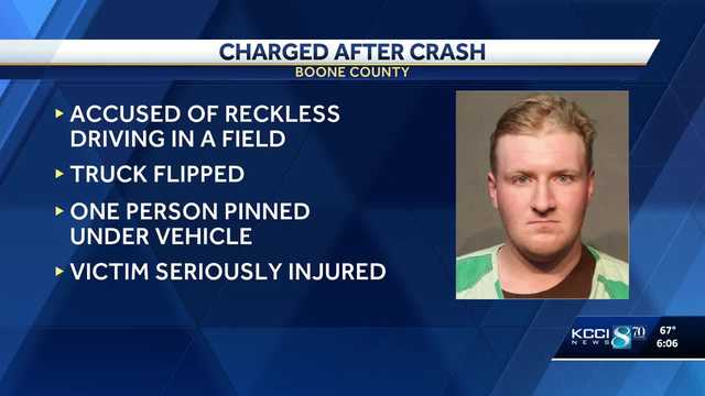Grimes man charged after reckless driving incident in Woodward