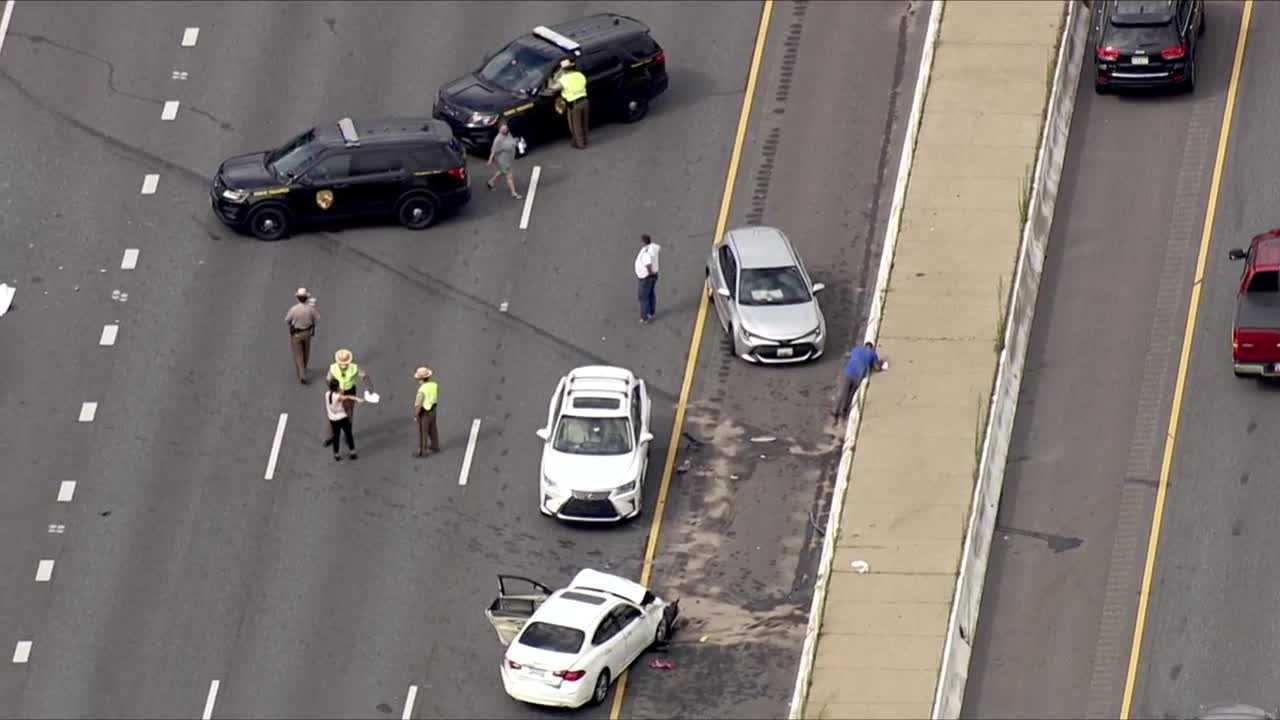 Fatal Crash Closes Outer Loop Of Beltway At I-795