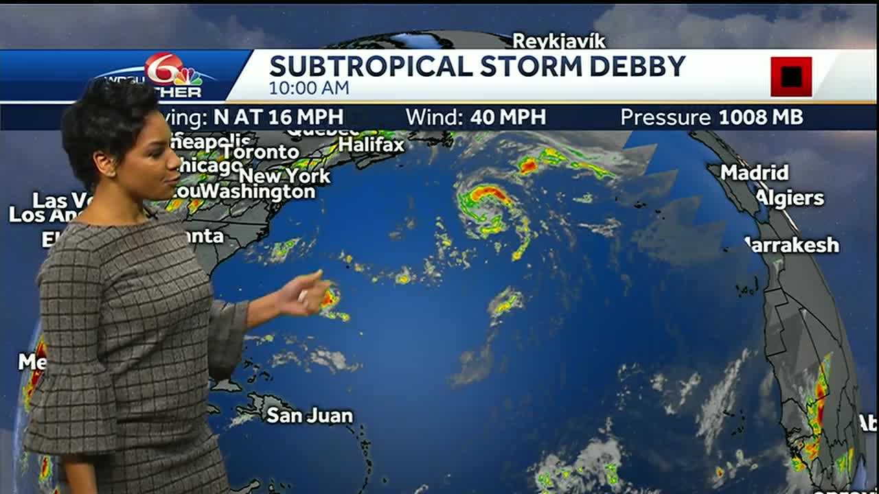 Tracking The Tropics 8/7/18: Debby Forms In Atlantic