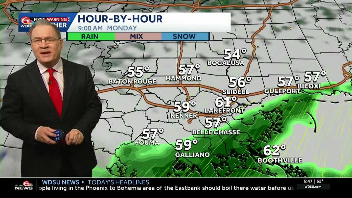 Improving weather day, but chilly Tuesday morning