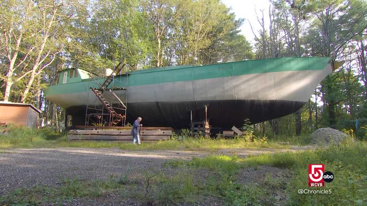 Marooned in Maine: One man's 40-year quest to launch his backyard schooner