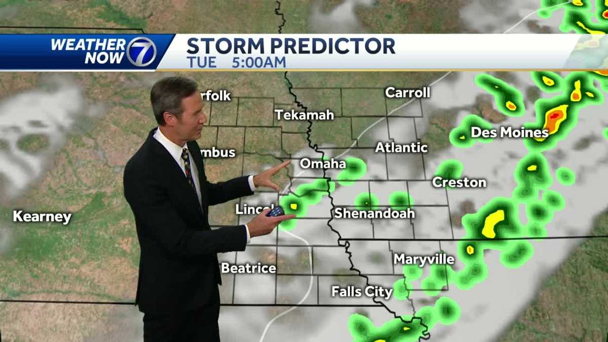 Maybe some overnight rain