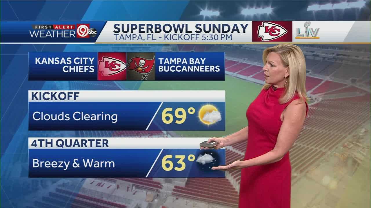 SUPER BOWL WEATHER: Clouds Should Clear By Super Bowl Kickoff In Tampa