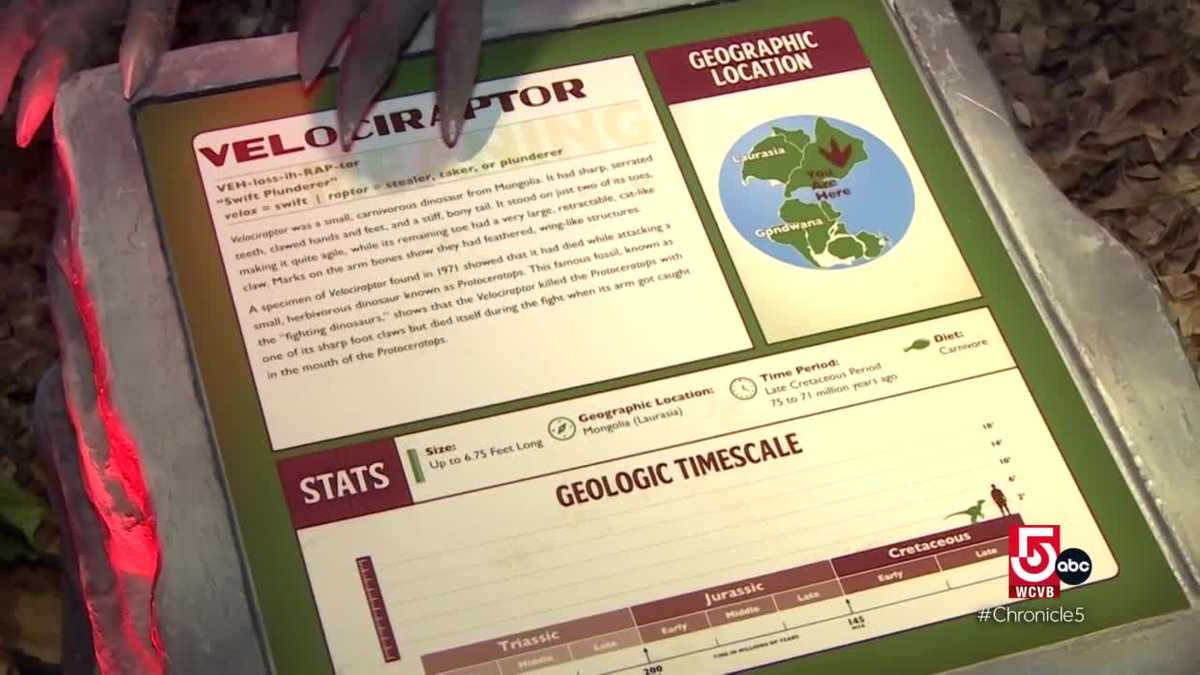 Dinosaurs come to 'life' at Boston’s Faneuil Hall Marketplace