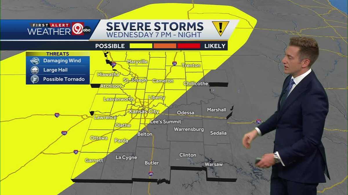 Chance for storms tonight