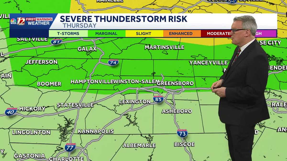 Very hot Triad weather expected to trigger heavy thunderstorms
