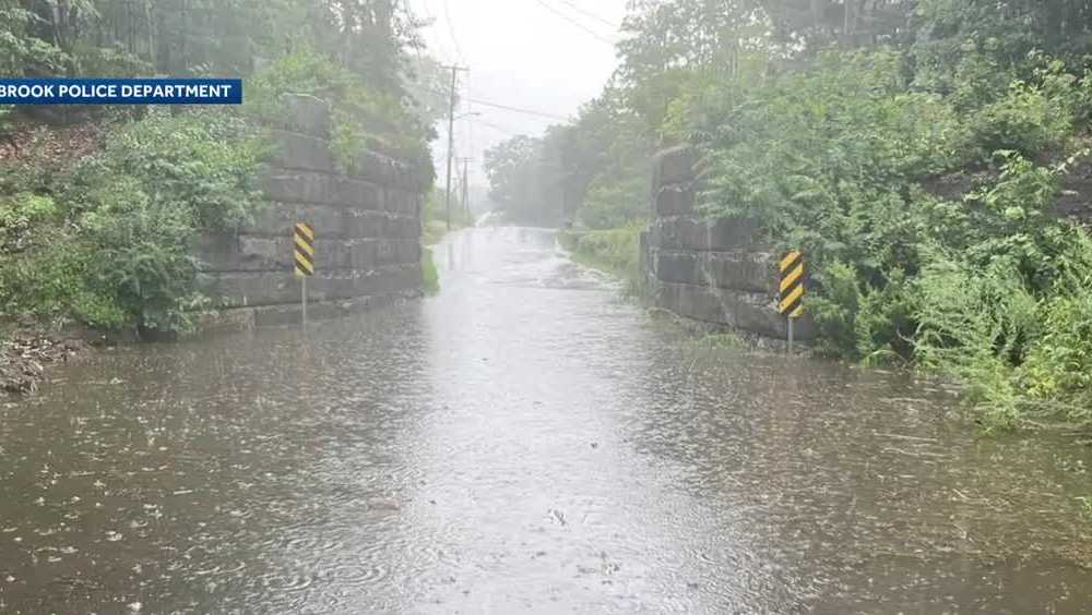 Flash flooding seen Sunday in Seabrook, Hampton, in New Hampshire
