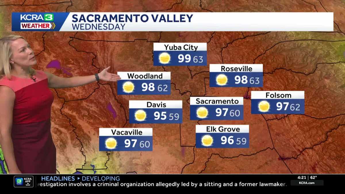 NorCal forecast: Warm Wednesday before cooler rest of week