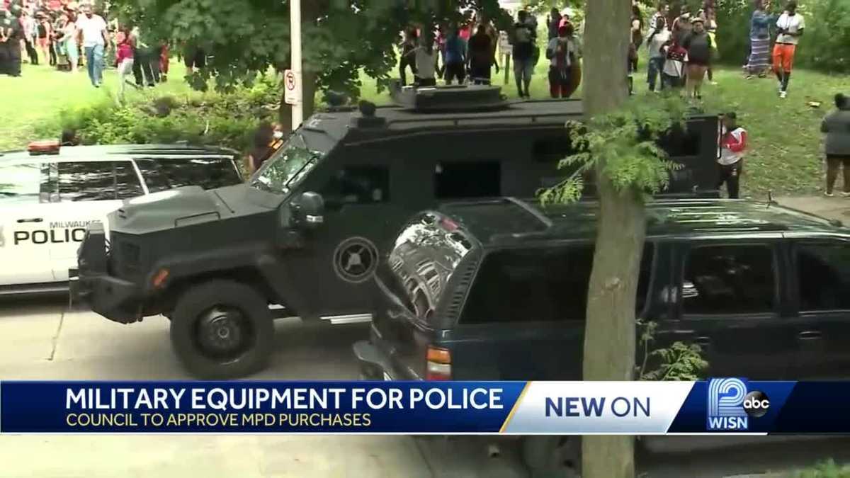 Common Council wants to approve militarygrade equipment before police buy