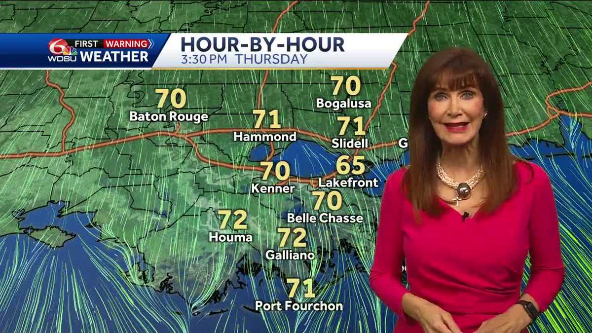 Sunny and mild Thursday