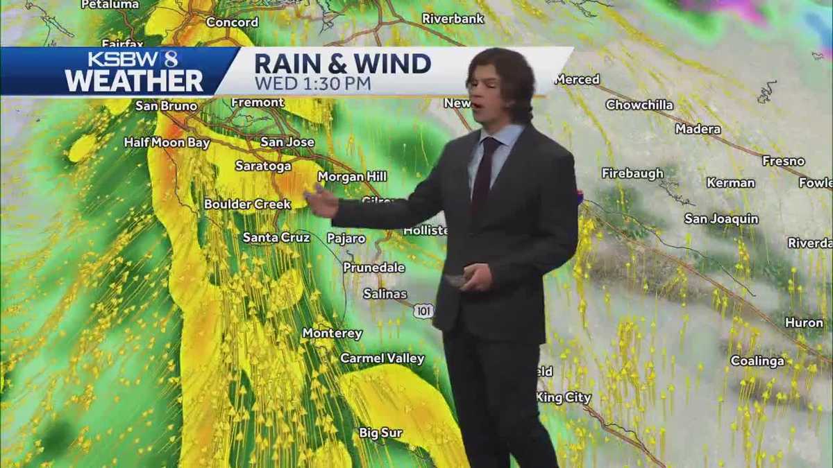 Rain expected from mid-week to start of next week on Central Coast
