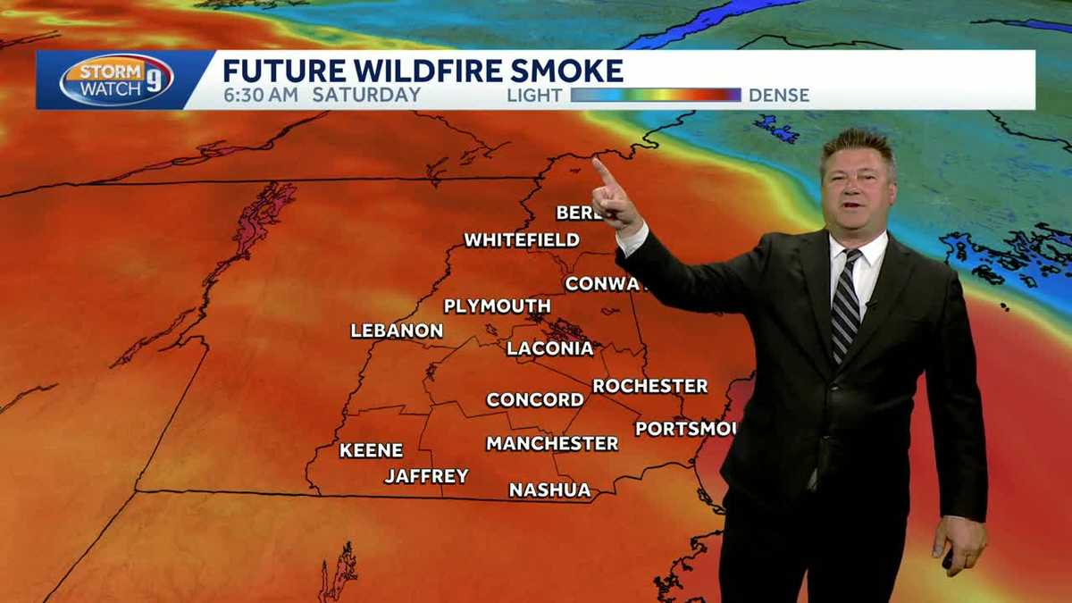 Wildfire smoke, storm chances to start weekend