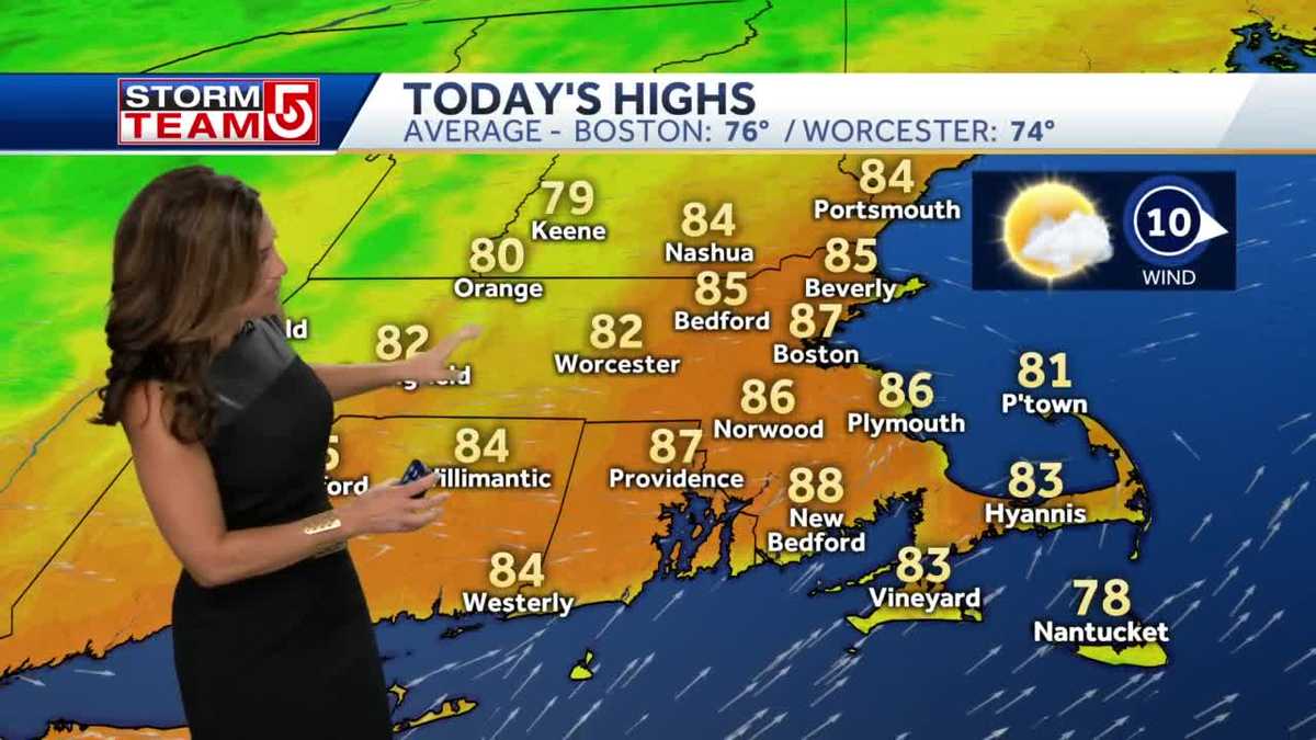 Video: Sunny day with temps in 80s