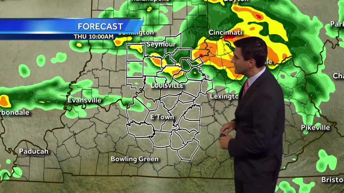 Rain and storm chances Thursday