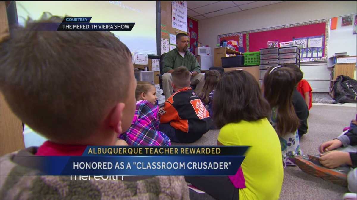 Abq Teacher Honored As Classroom Crusader