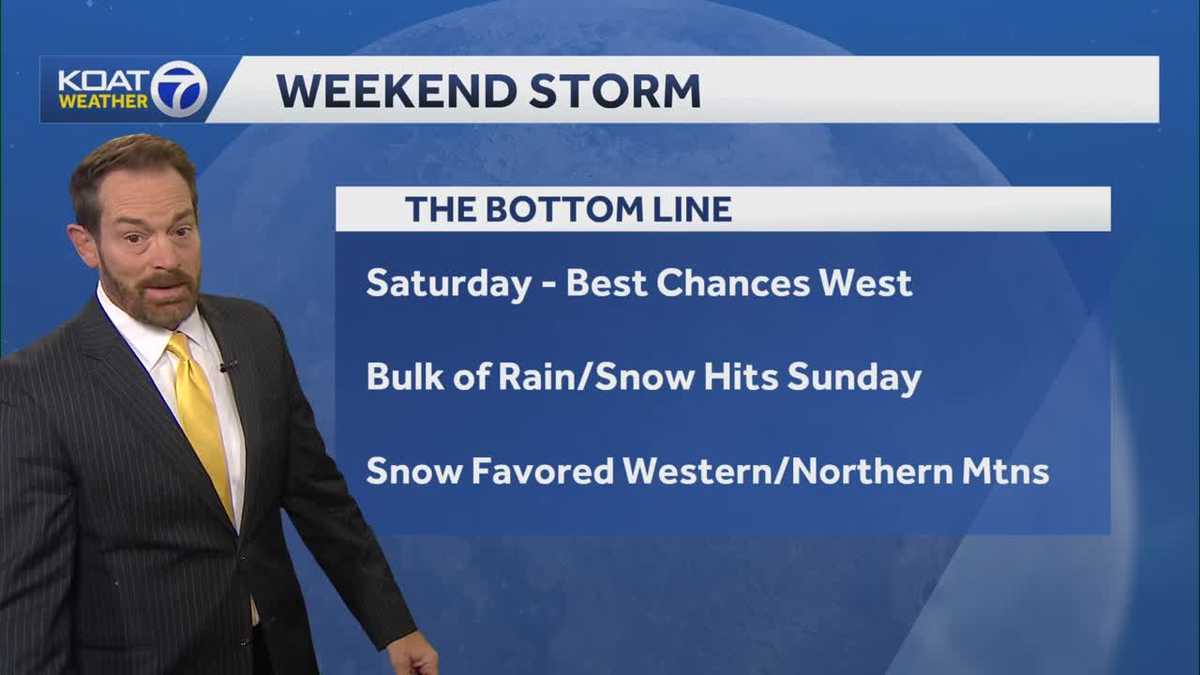 Rain and snow possible in New Mexico this weekend