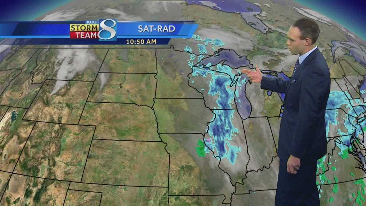 KCCI 8 noon video forecast