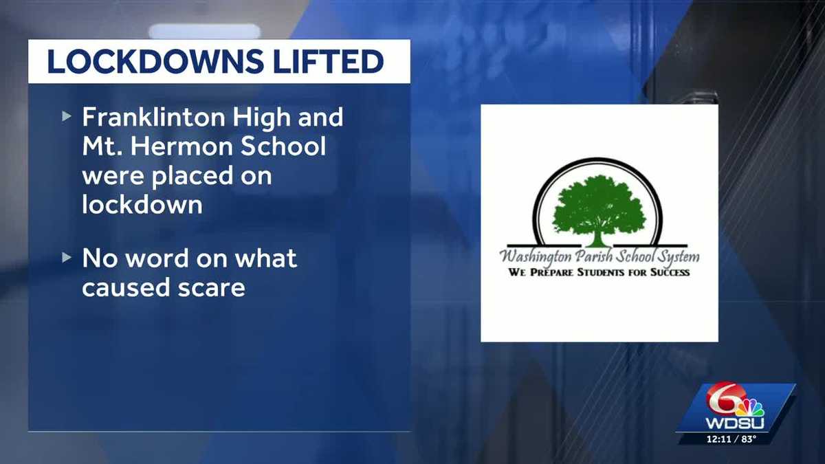2 charged with terrorizing after gun hoax report that put two Washington Parish schools on lockdown