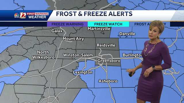 WATCH: Frost around early Tuesday, 70s by afternoon - Vimarsana News
