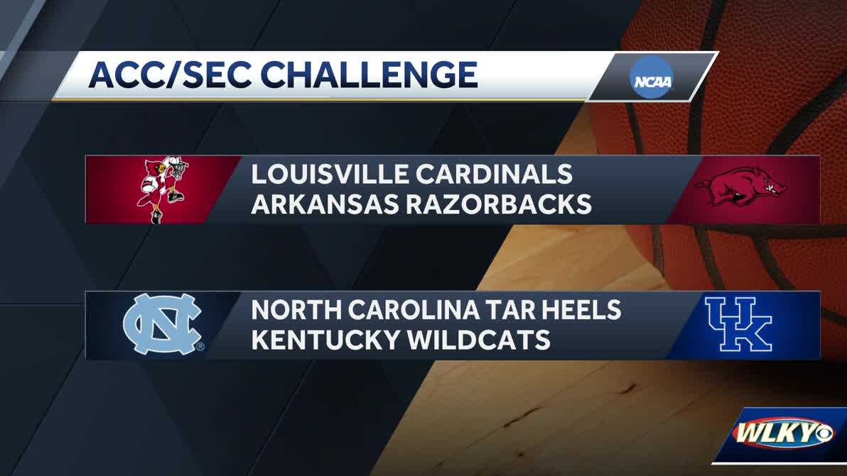 ACC/SEC Challenge Expected to Feature Multiple AP Top 25 Matchups Including UNC-Kentucky, Louisville-Arkansas