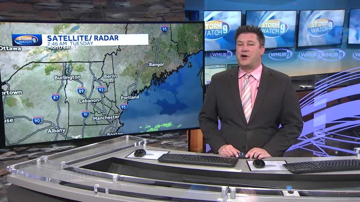 WATCH: Mostly cloudy skies with showers