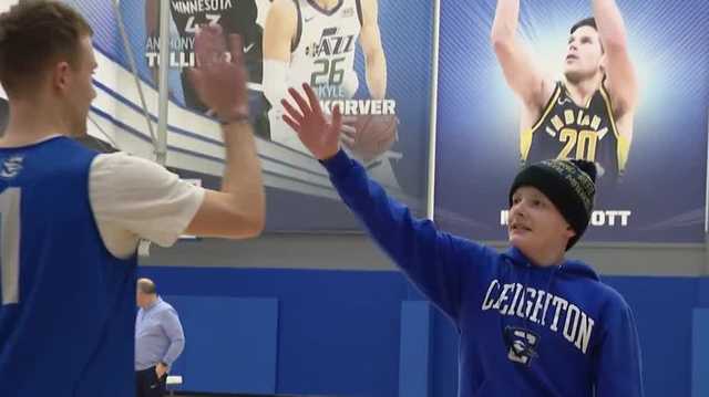 Creighton fan battling cancer inspires team - Vimarsana News