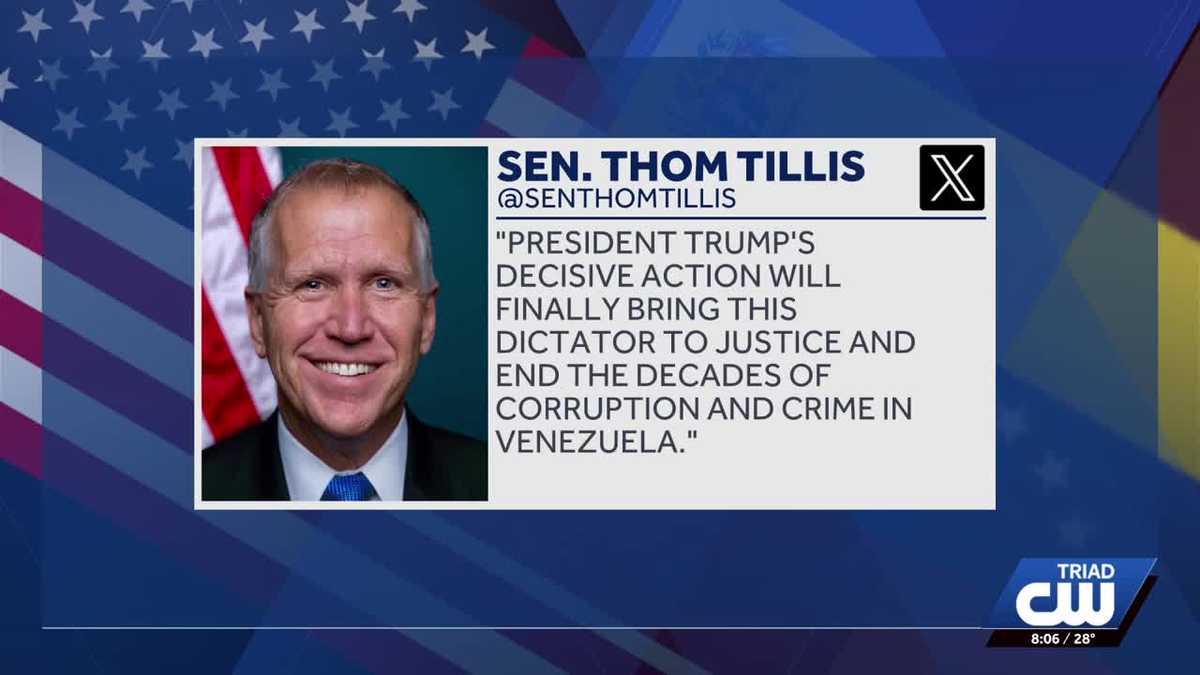 North Carolina leaders react to US strike on Venezuela; capture of Venezuelan President Maduro