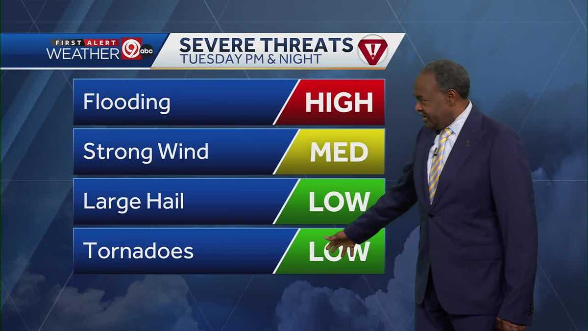 Kansas City could see flooding, strong winds with Tuesday storms
