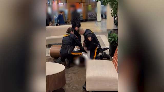 showing police breaking up fight between Black teen, white teen in mall prompts outrage