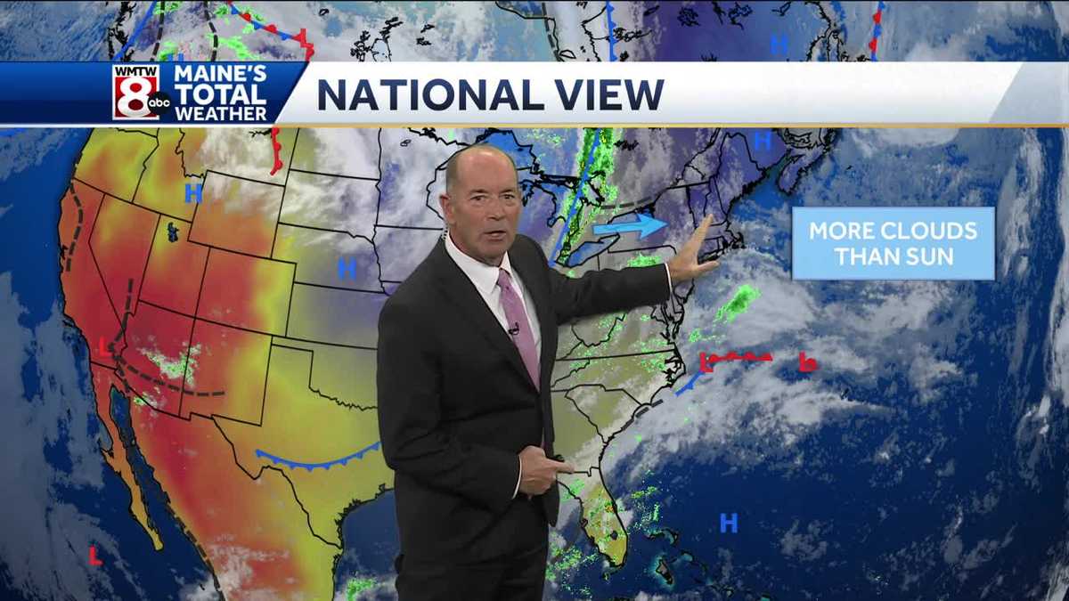 More clouds than sun, but we should stay dry through midweek