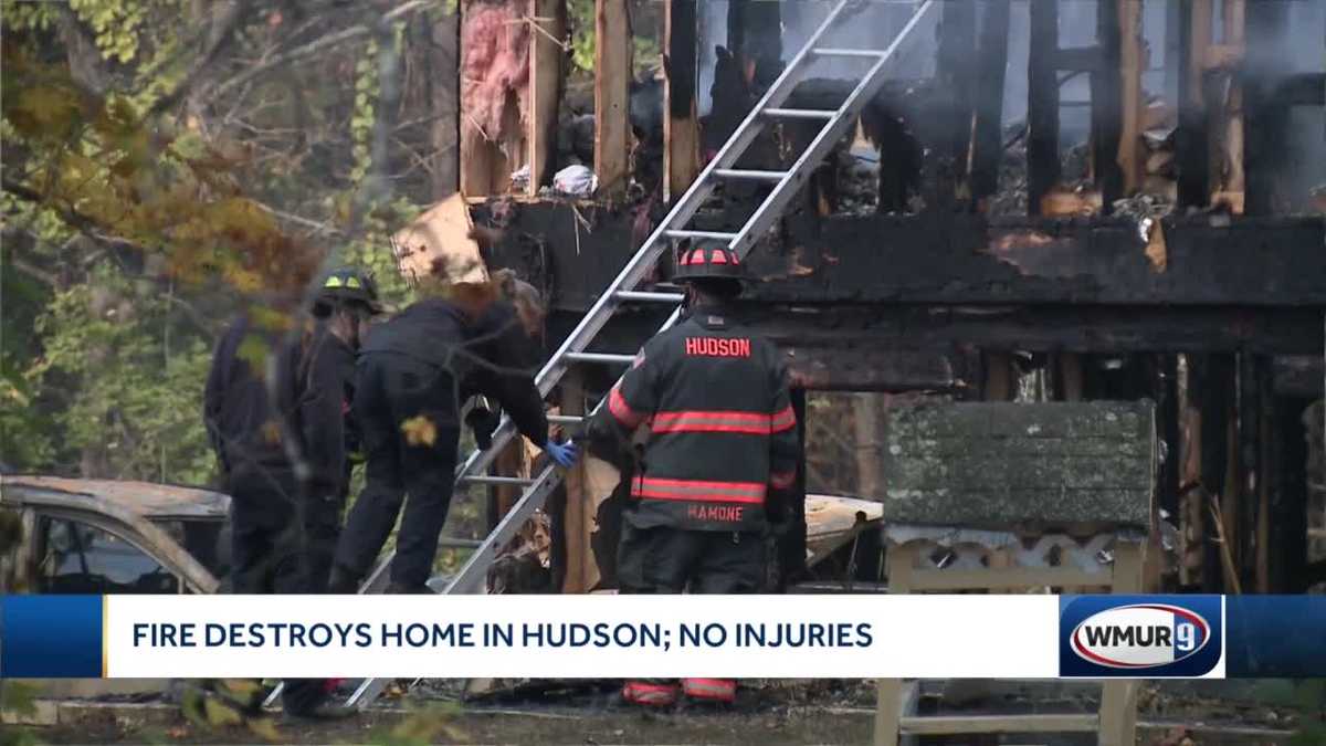 Hudson firefighters battle house fire after flames ignite two days in a row