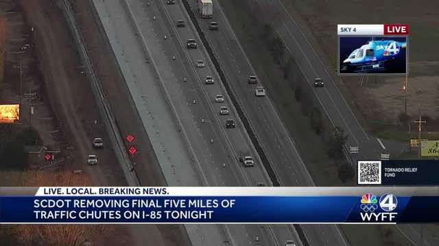 Cherokee: SCDOT removal of the I-85 chute ahead of schedule - Vimarsana News