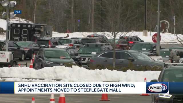 NH COVID vaccine site closed because of winds; appointments moved - Vimarsana News
