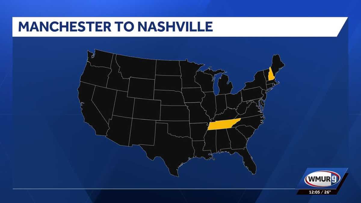 Nonstop flights to Nashville coming to Manchester-Boston Regional Airport