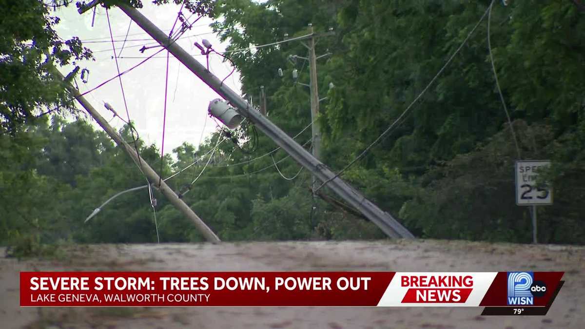 Storms leave widespread damage across Walworth County