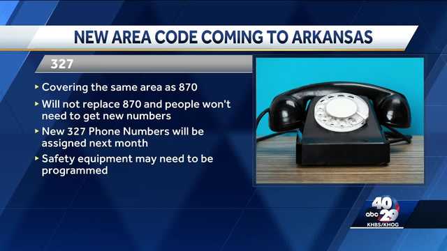 Arkansas is getting a new area code - Vimarsana News
