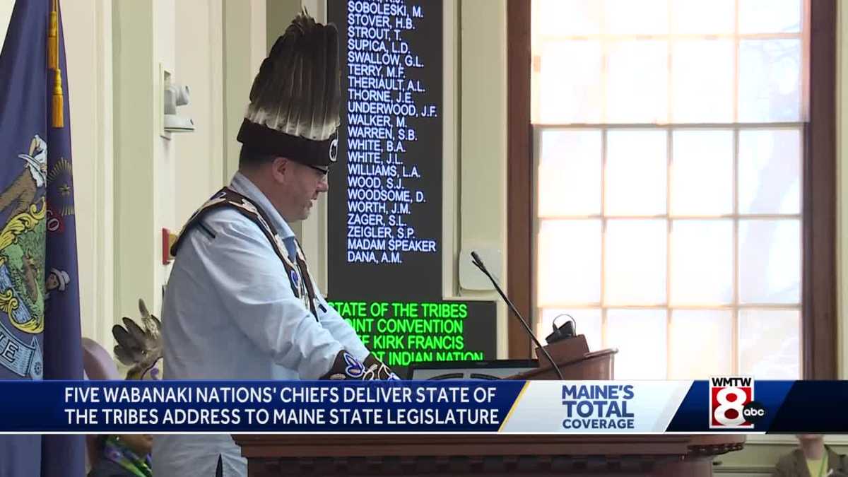 Wabanaki Nations Chiefs Deliver State of the Tribes Address to Maine